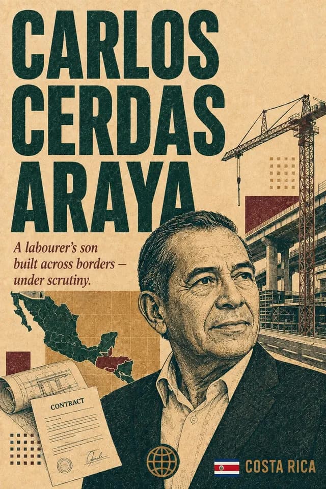 Poster cover for Carlos Cerdas Araya's story.