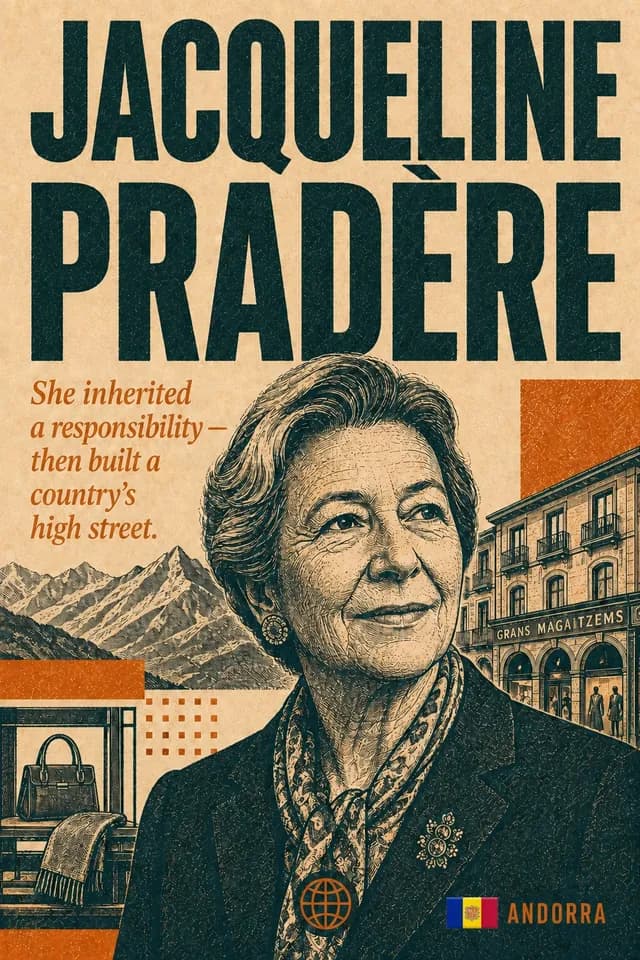 Poster cover for Jacqueline Pradère's story.